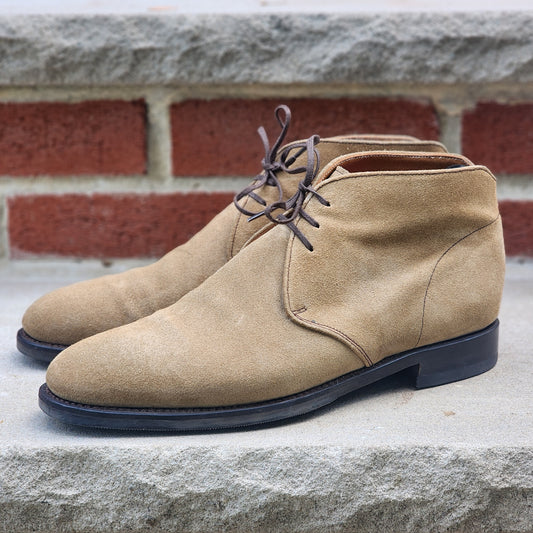 J.FitzPatrick - Suede Chukka Boots - Sand - US 7.5