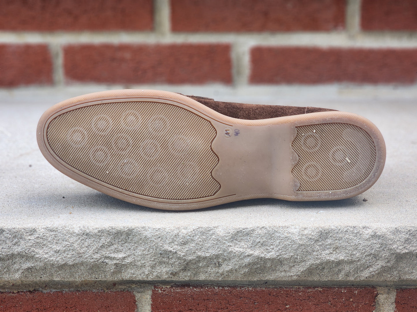 J.FitzPatrick - Unlined Butterfly Loafers - Brown Suede - US 7