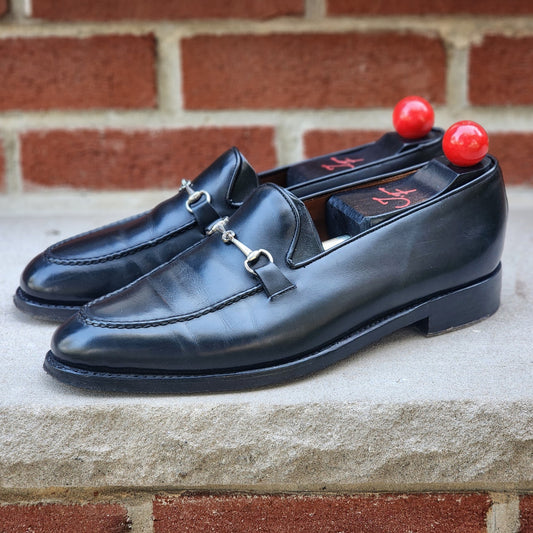 J.FitzPatrick - Bit Loafers - Black Calf - US 8