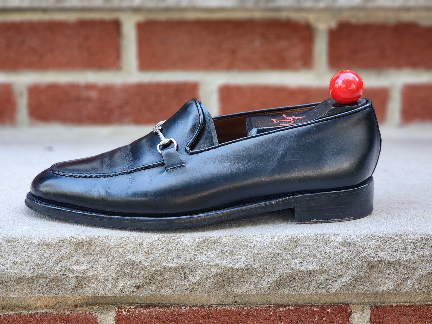 J.FitzPatrick - Mocassins à mors en daim - Marron foncé