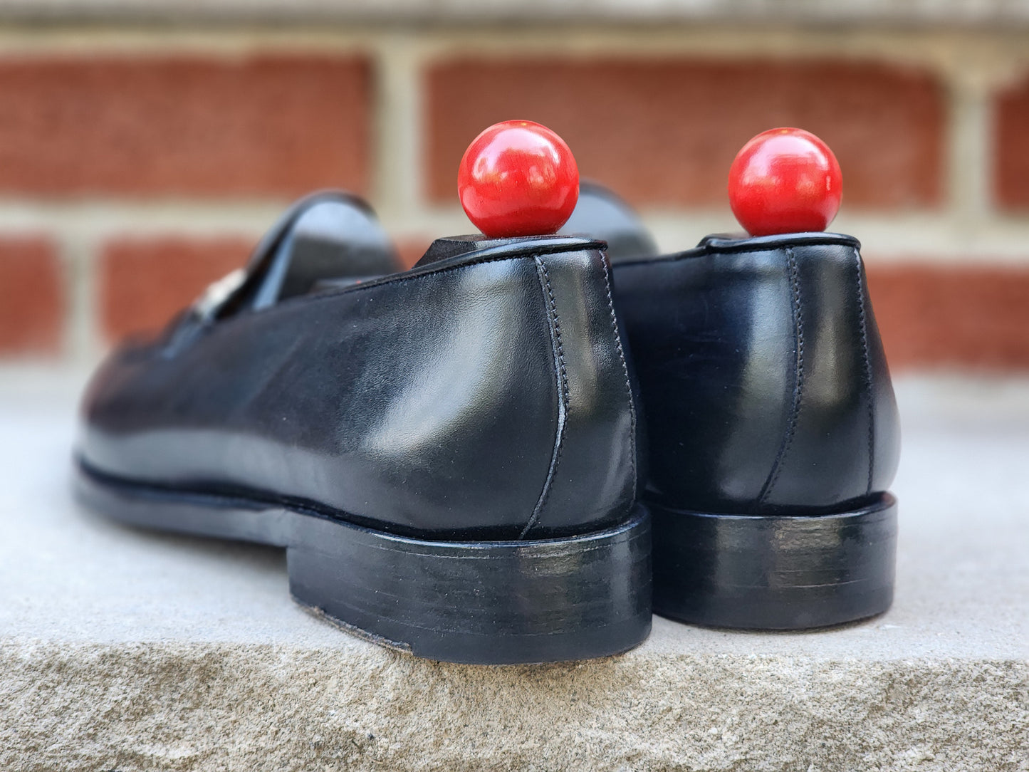 J.FitzPatrick - Mocassins à mors en daim - Marron foncé