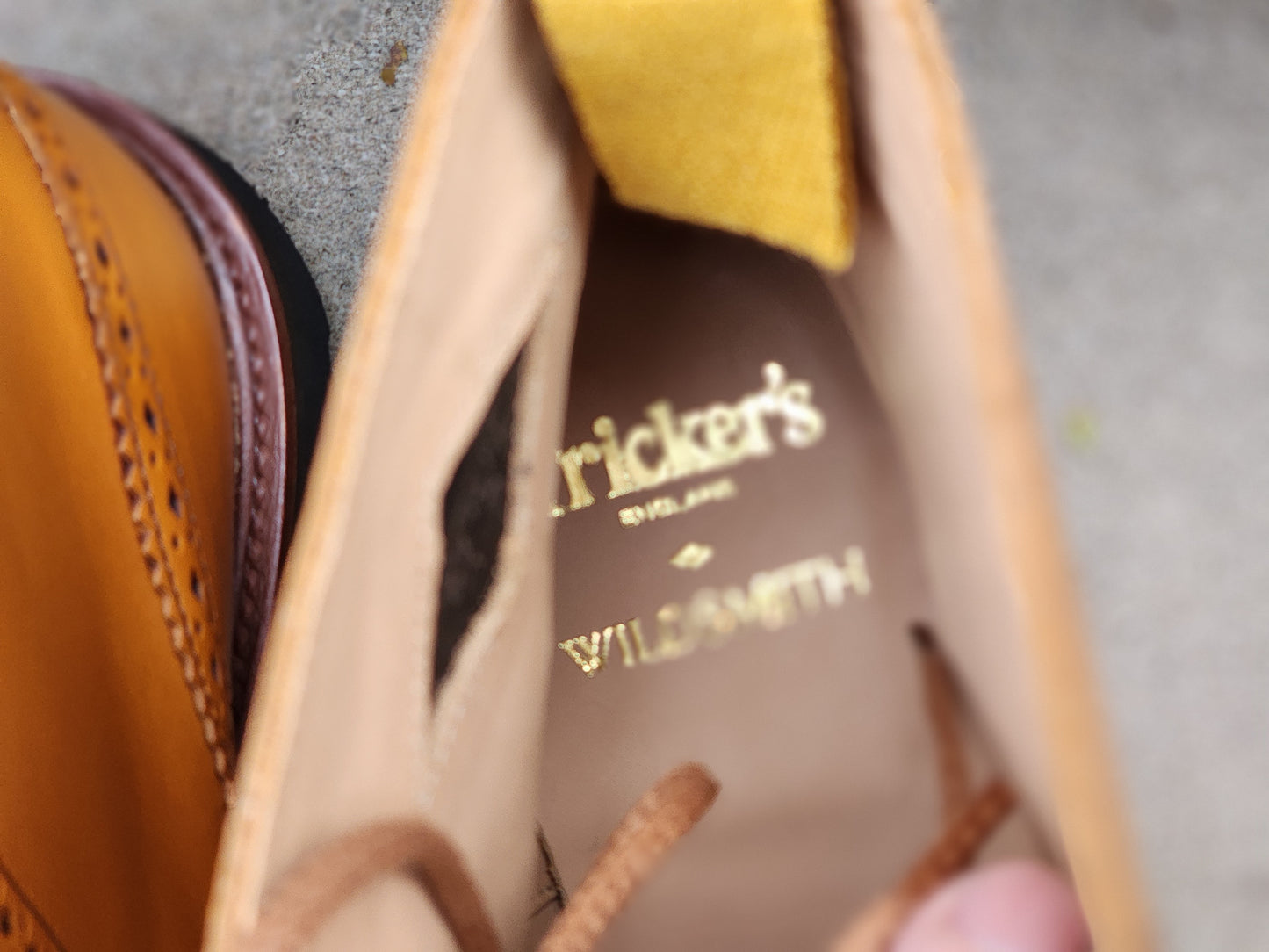 Trickers x Wildsmith - Stow Brogue Boot - Acorn Calf - US 8