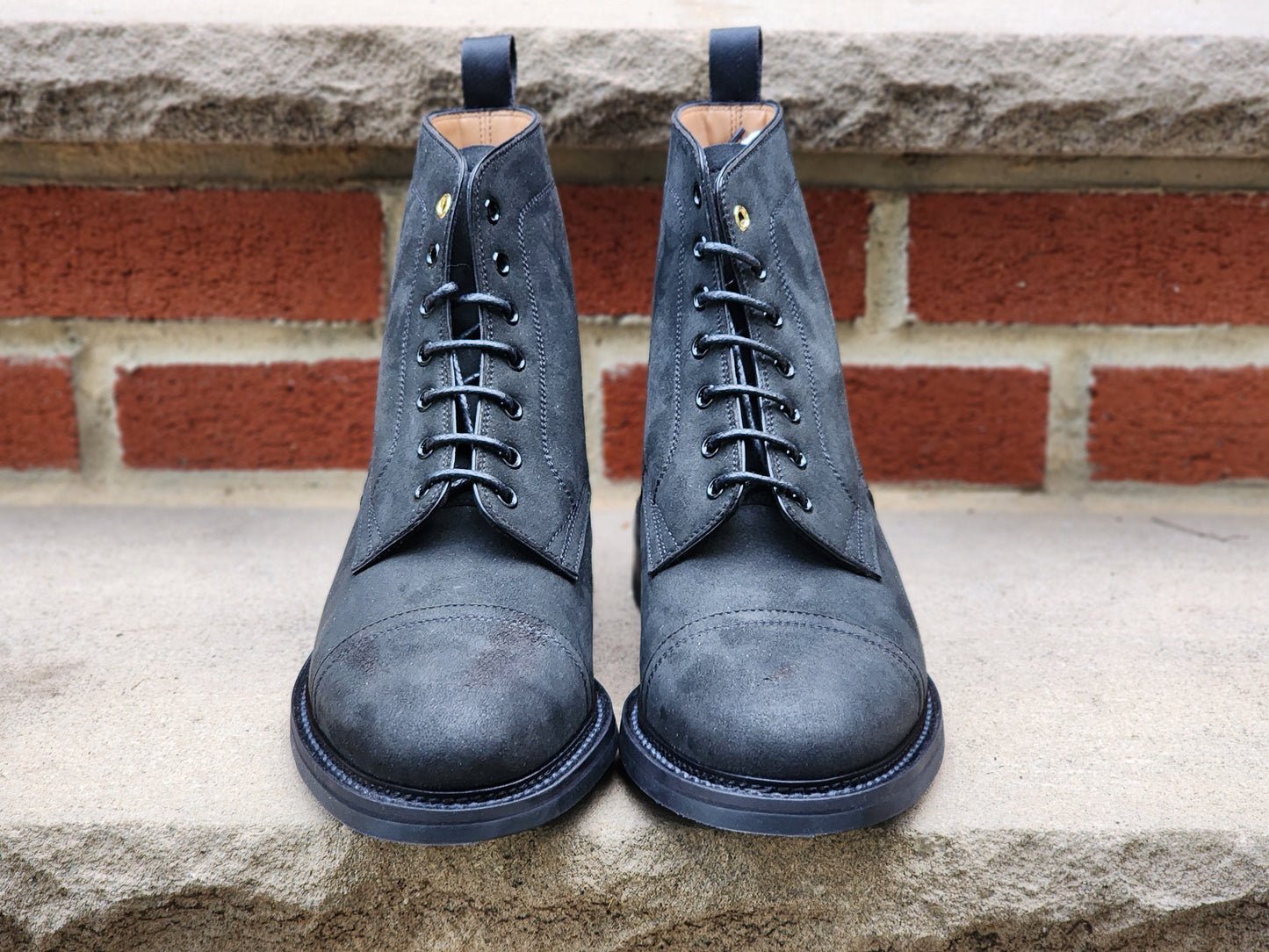 Zingales - Derby Boot - Vegan Black Suede - US 7.5