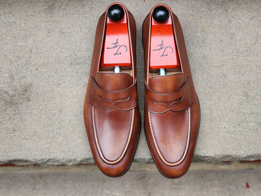 TLB Mallorca - Penny Loafers - Castaña Brown - US 7.5