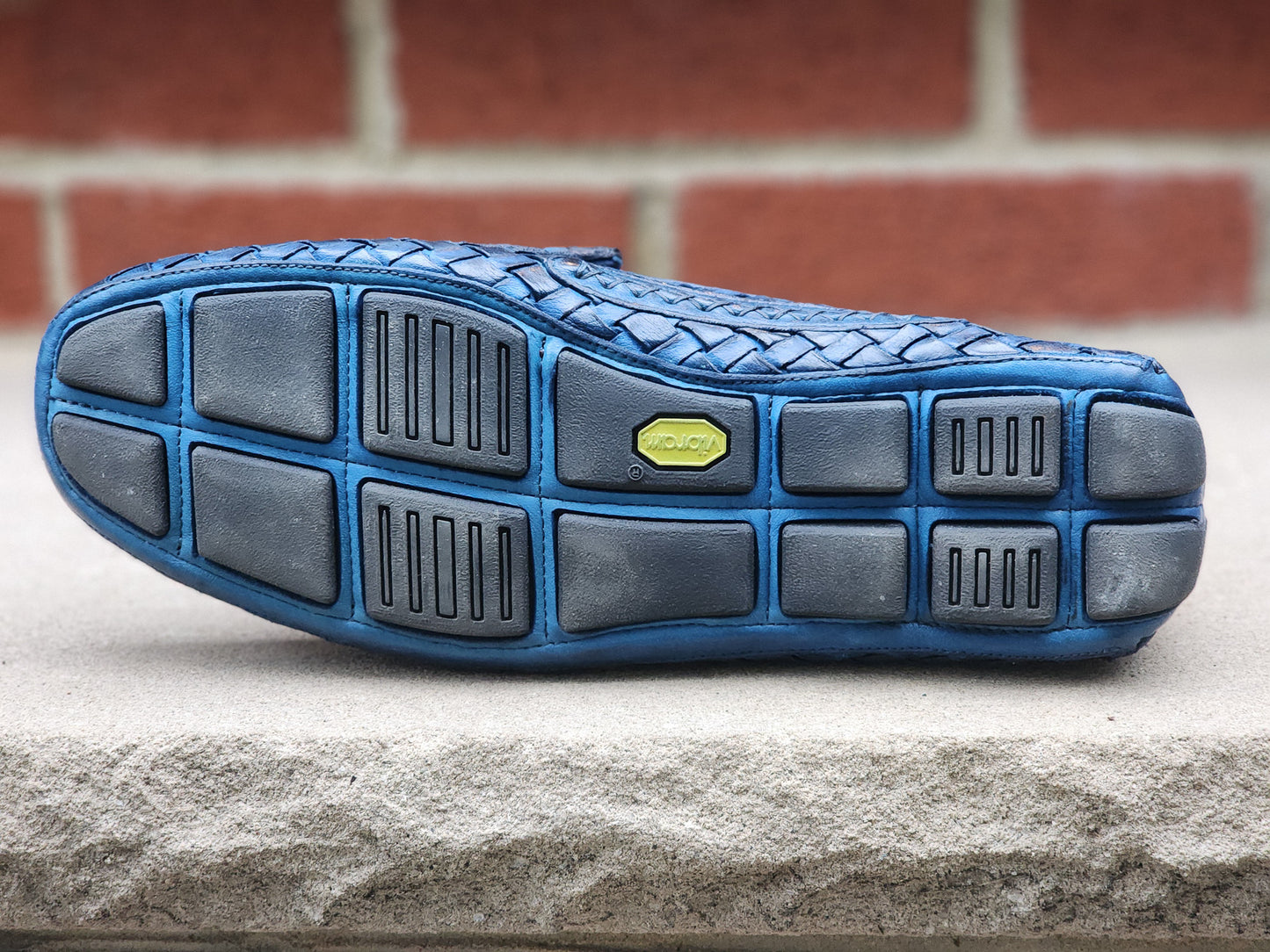 Mario Bemer - Driving Loafers - Blue Braided Calf - US 8