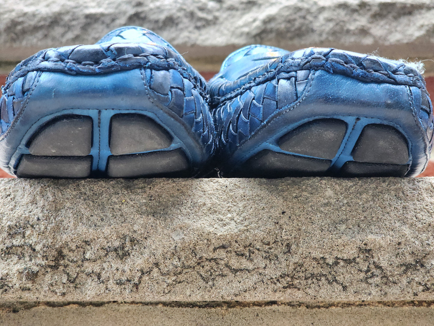 Mario Bemer - Driving Loafers - Blue Braided Calf - US 8