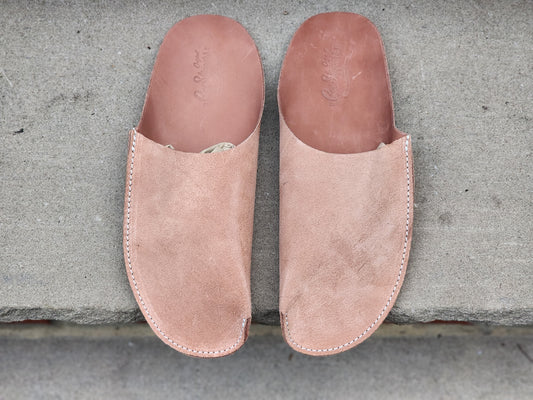CP Slippers - Minimalist Slipper - Veg Tan Leather - US 10