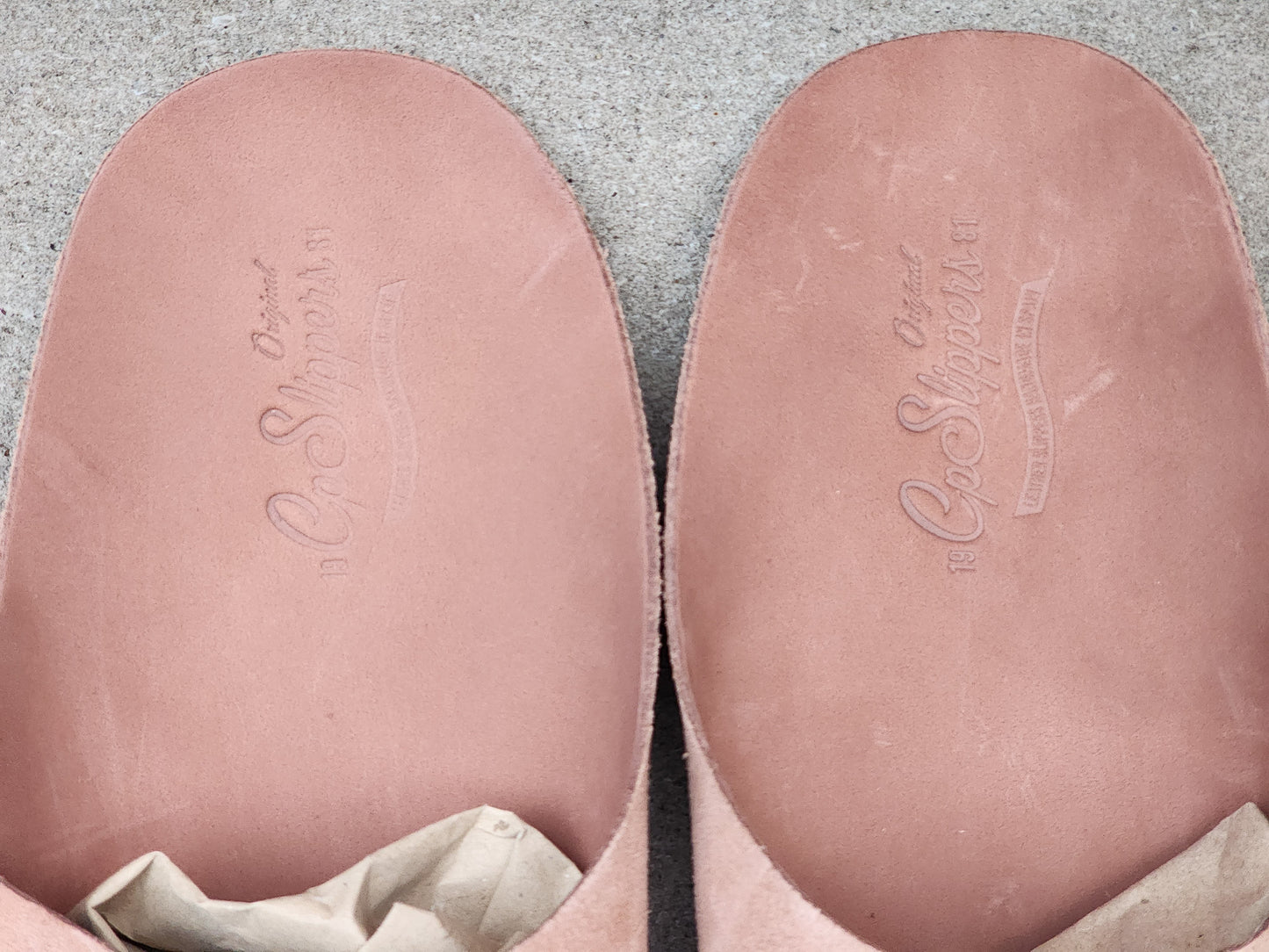 CP Slippers - Minimalist Slipper - Veg Tan Leather - US 10