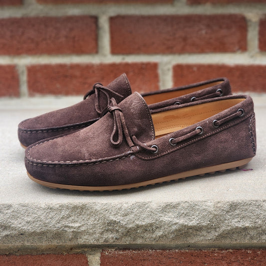 J.FitzPatrick - Driving Loafers - Brown Suede - US 7