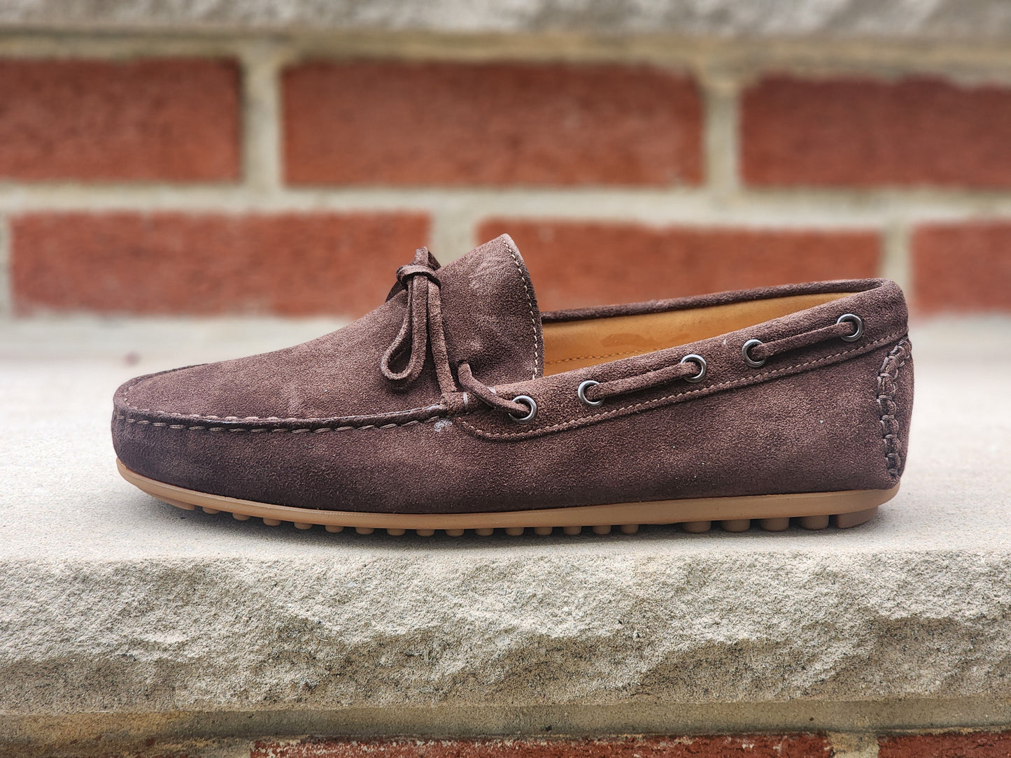 J.FitzPatrick - Driving Loafers - Brown Suede - US 7