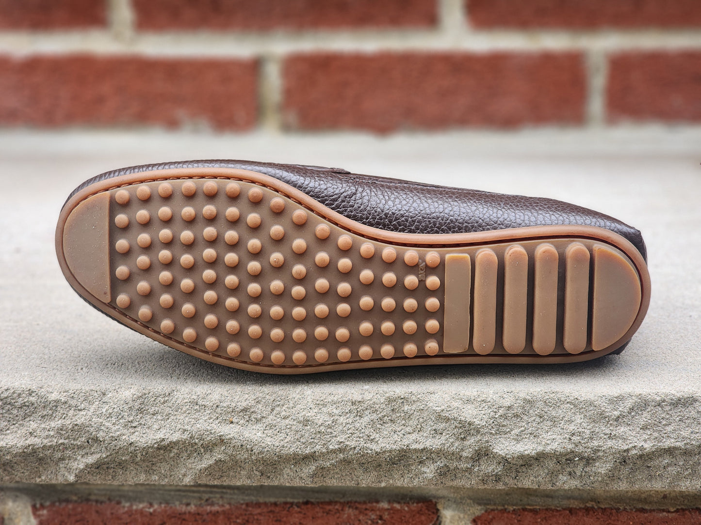 J.FitzPatrick - Driving Loafers - Dark Brown Soft Grain - US 7