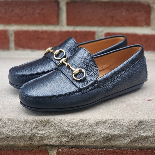 J.FitzPatrick - Driving Loafers - Black Soft Grain - US 7