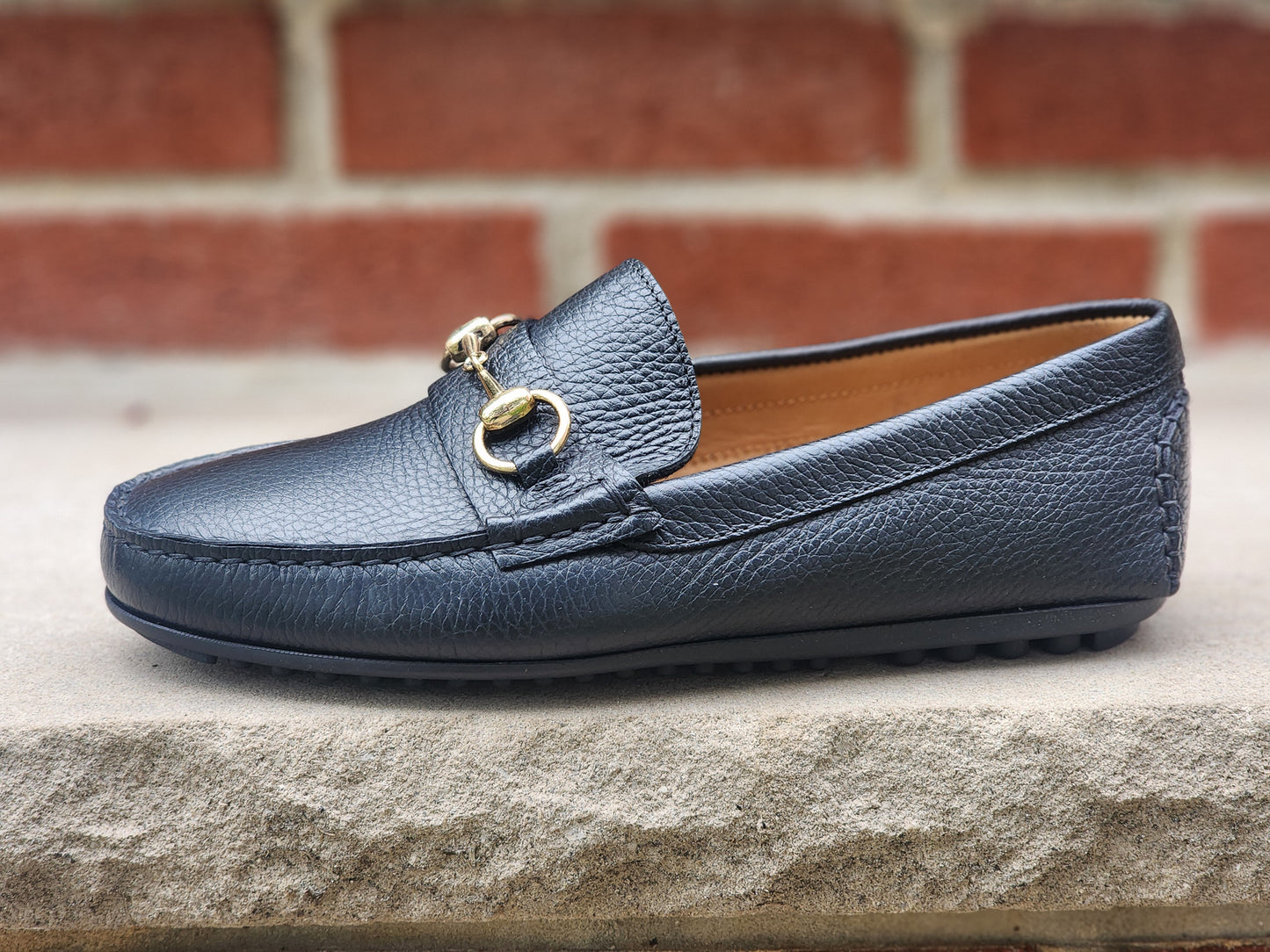 J.FitzPatrick - Driving Loafers - Black Soft Grain - US 7