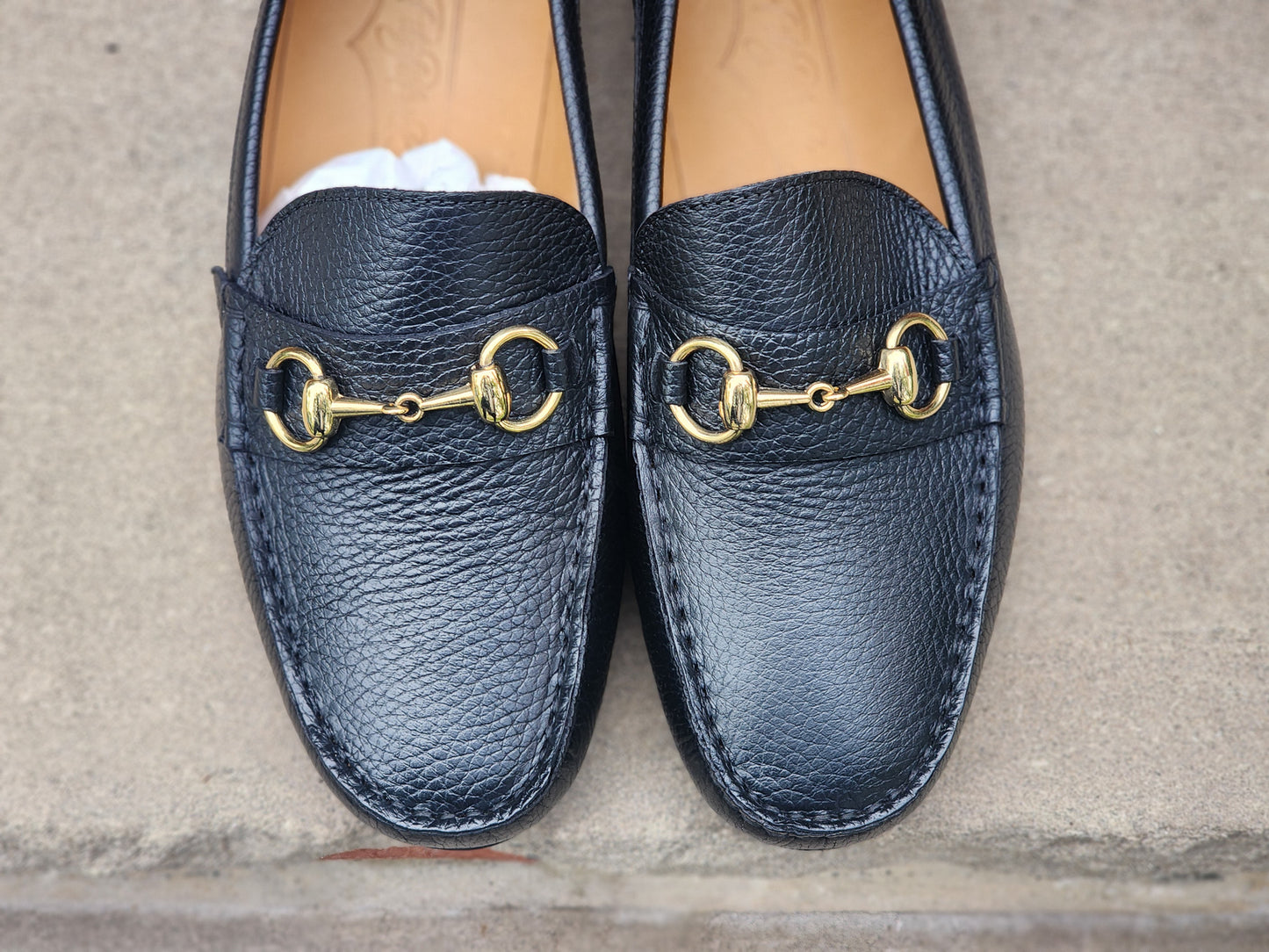 J.FitzPatrick - Driving Loafers - Black Soft Grain - US 7