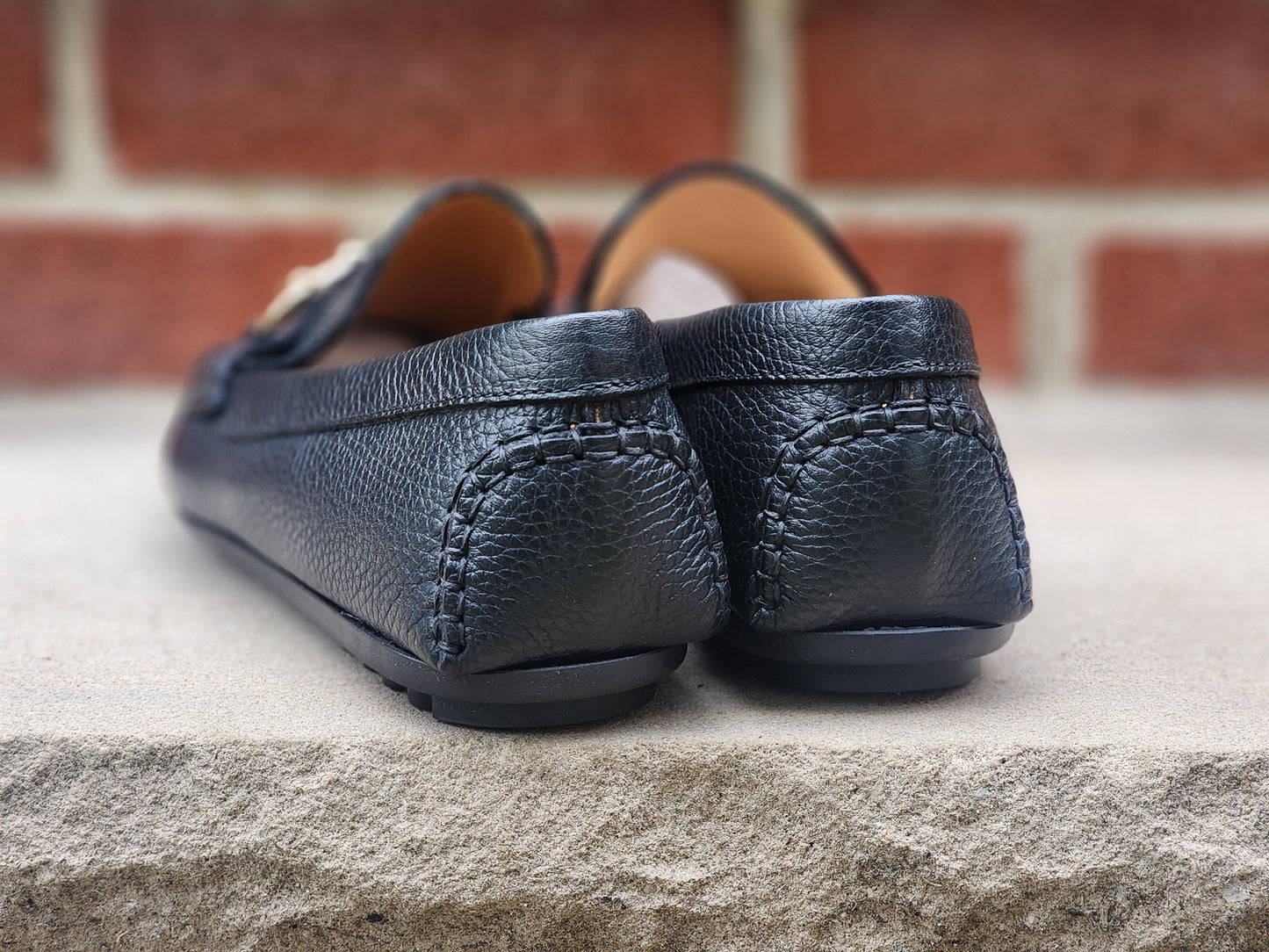 J.FitzPatrick - Driving Loafers - Black Soft Grain - US 7