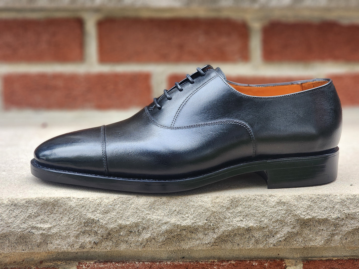 Sapatero - Cap Toe Oxford - Black Calf - US 8