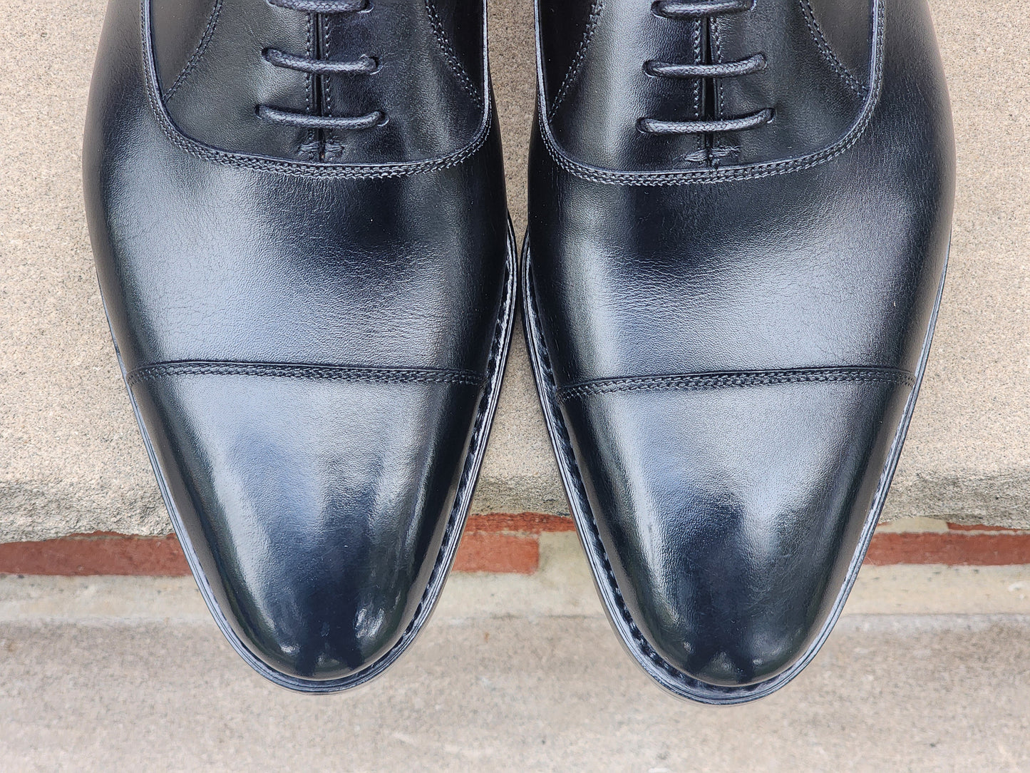 Sapatero - Cap Toe Oxford - Black Calf - US 8