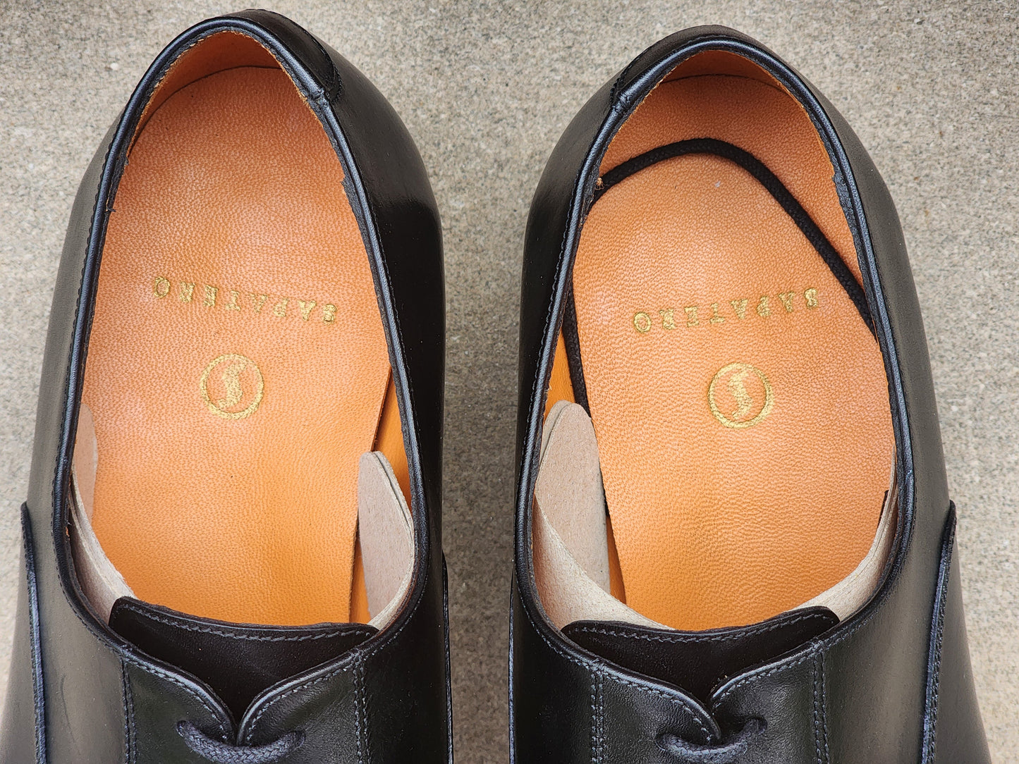 Sapatero - Cap Toe Oxford - Black Calf - US 8