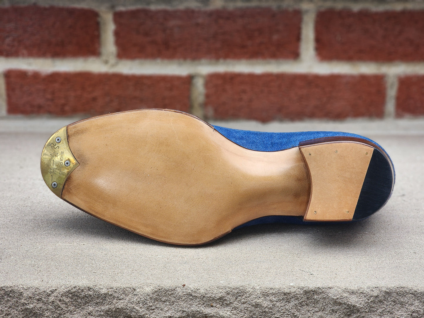 Ichigo Ichie - Tassel Loafers - Blue Suede - US 7.5