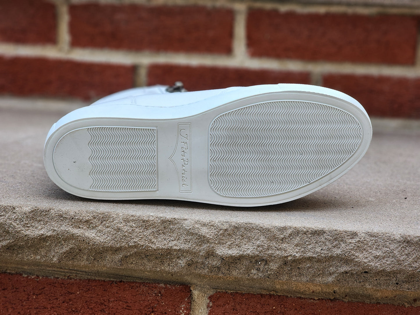 J.FitzPatrick - Hi Top Sneaker - White Calf - Multiple Sizes