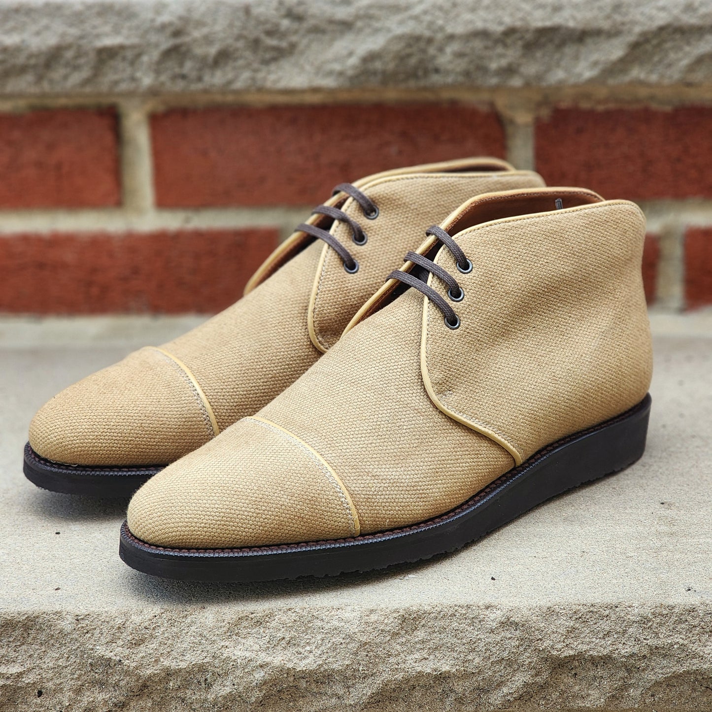 Botas Chukka de ante J.FitzPatrick - Azul marino