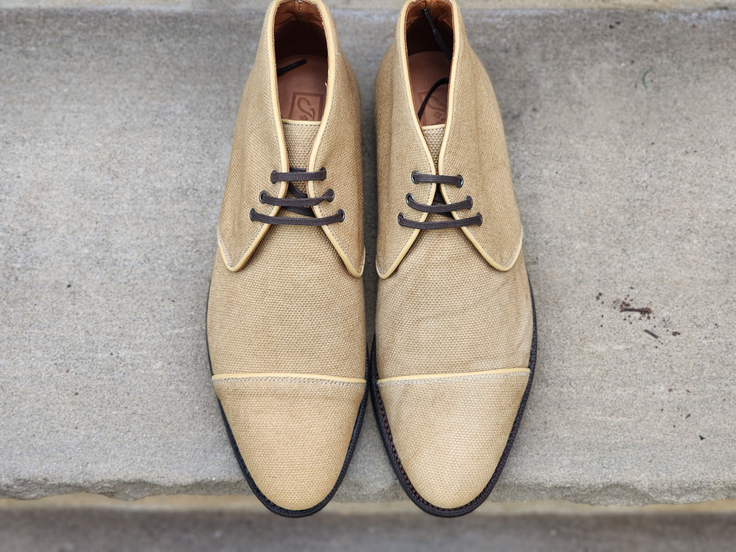 Botas Chukka de ante J.FitzPatrick - Azul marino