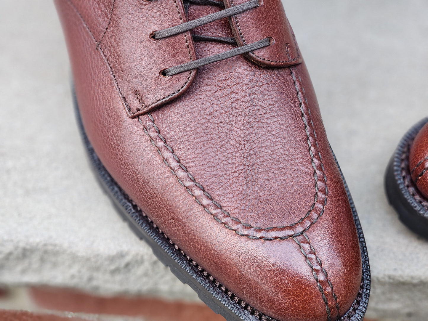 J.FitzPatrick - Bottines Derby à brides - Veau noir