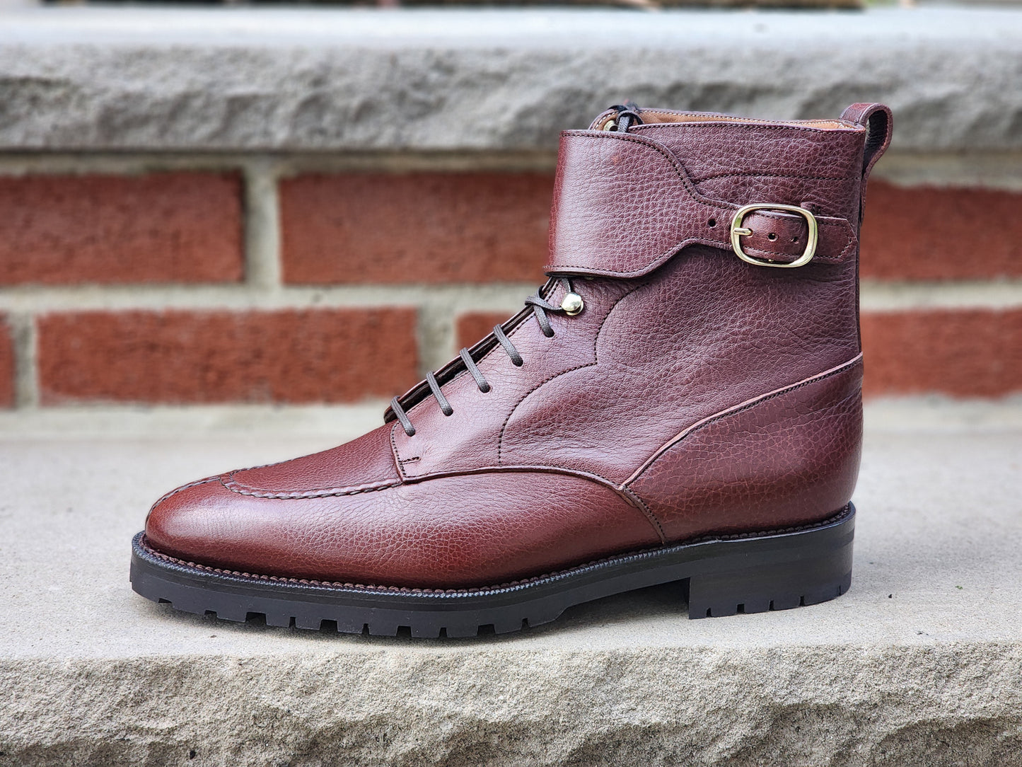 J.FitzPatrick - Bottines Derby à brides - Veau noir