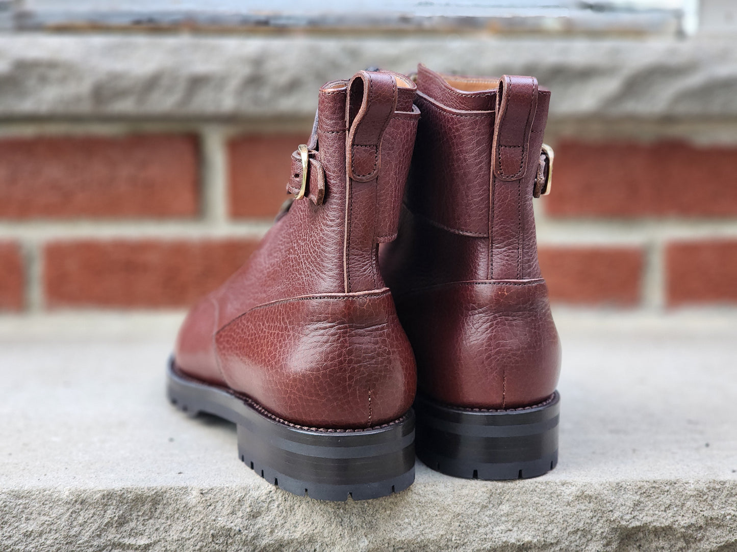 J.FitzPatrick - Bottines Derby à brides - Veau noir