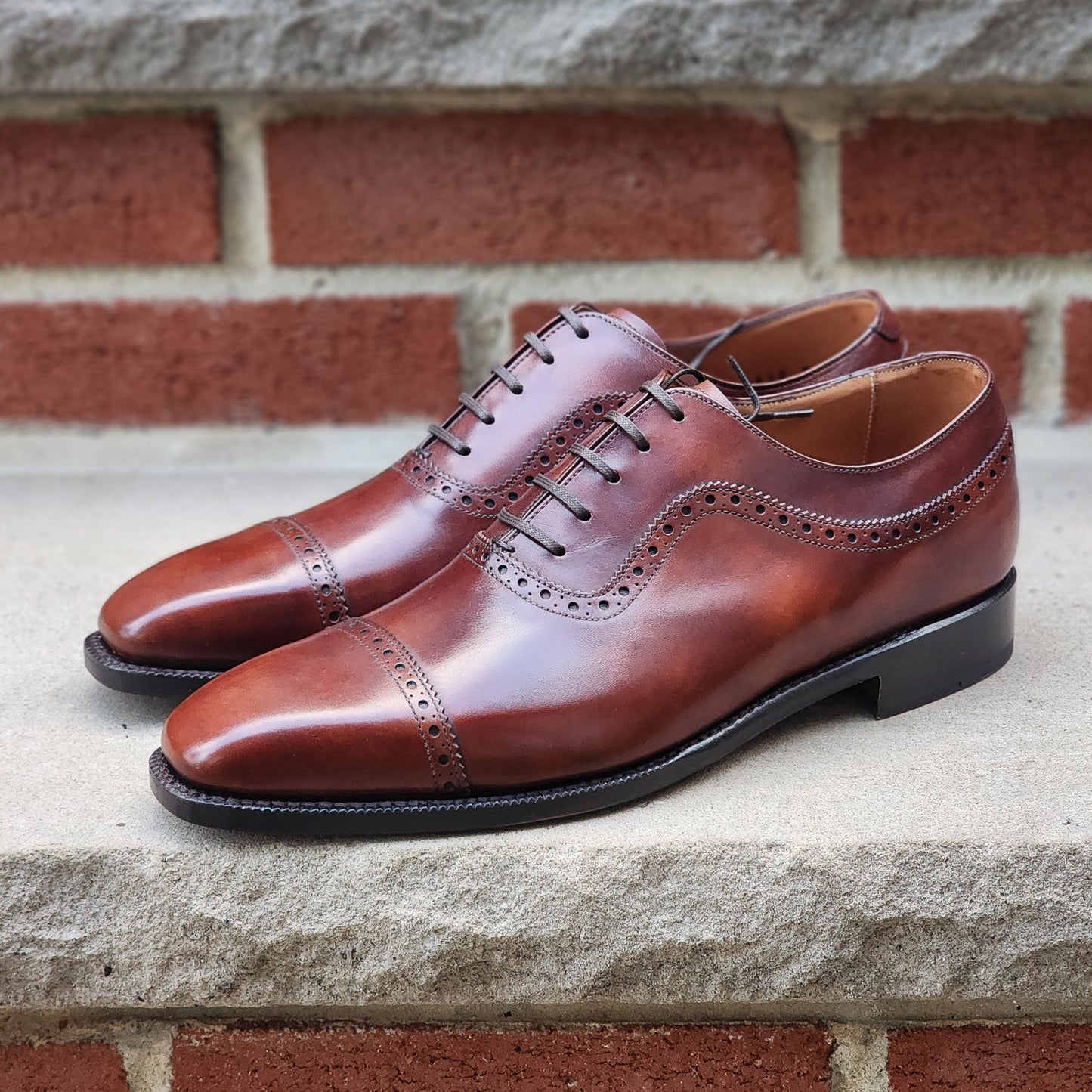 J.FitzPatrick - Monk Strap Doble - Ante Azul Marino