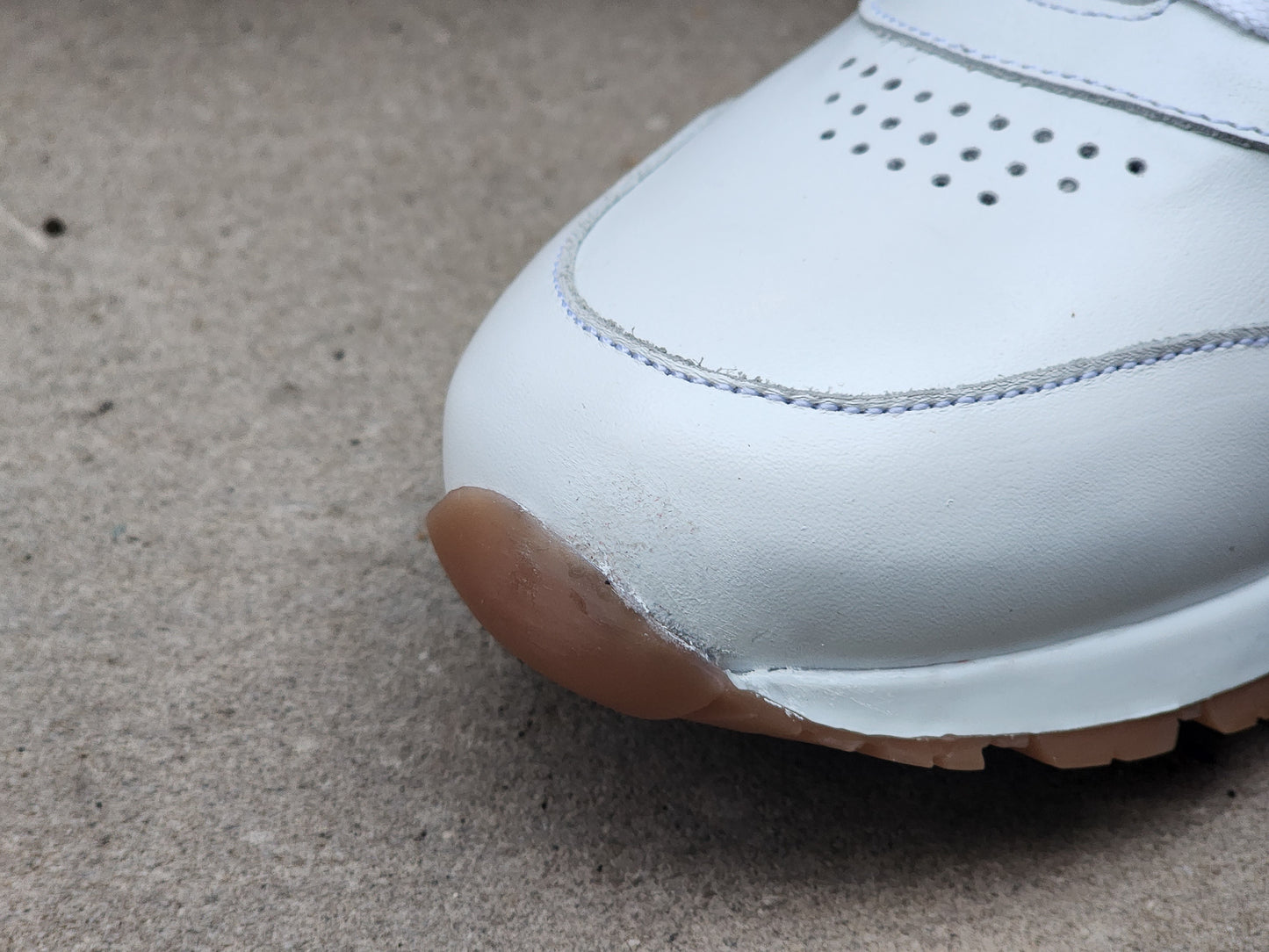 J.FitzPatrick - Leather Sneaker - White Calf (Second) - US 9