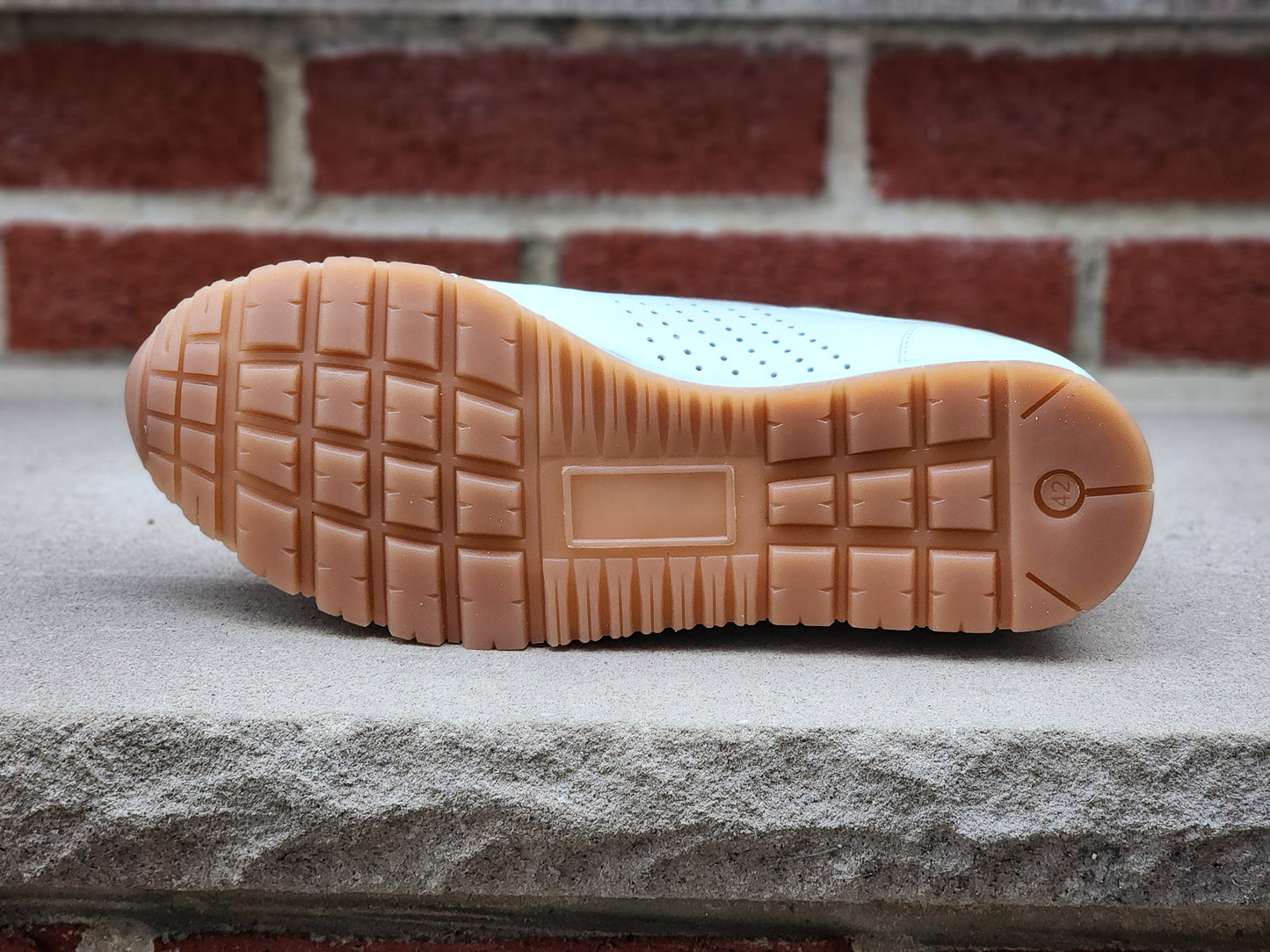 J.FitzPatrick - Leather Sneaker - White Calf (Second) - US 9