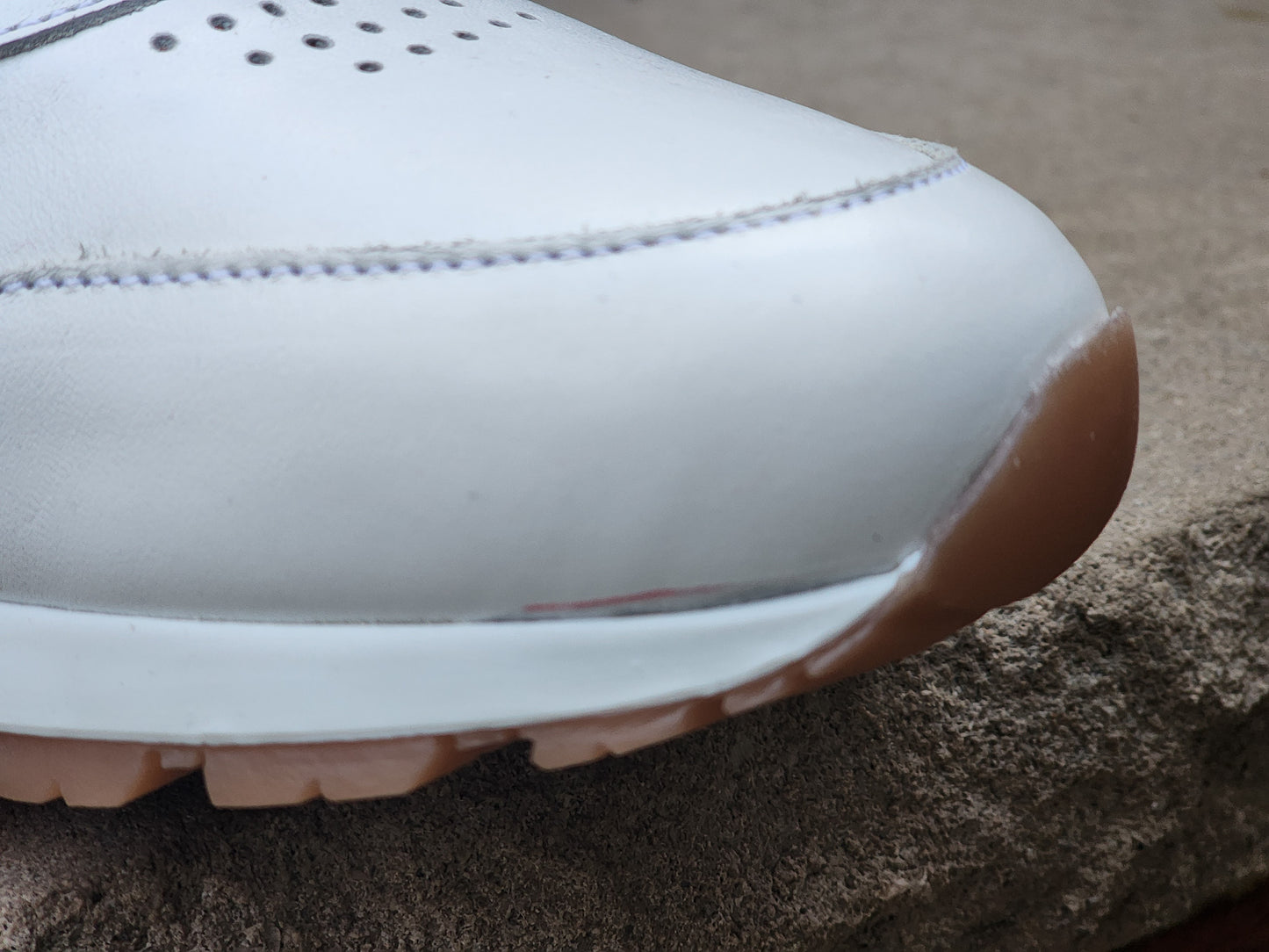 J.FitzPatrick - Leather Sneaker - White Calf (Second) - US 9