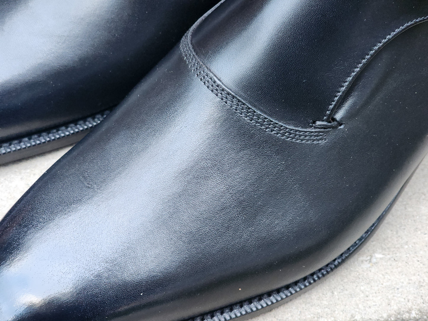 J.FitzPatrick - Oxford de una sola pieza de ante - Marrón oscuro