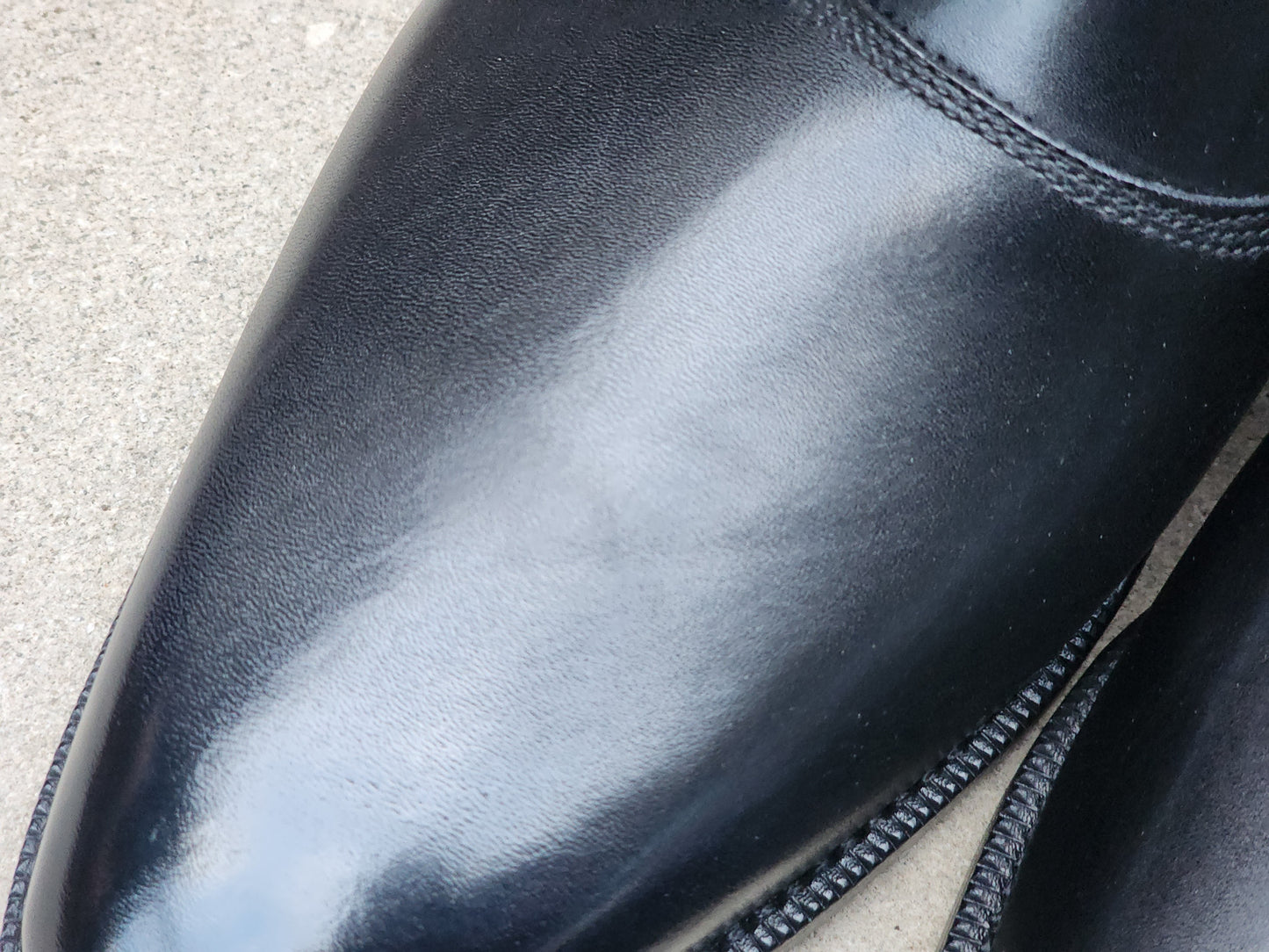 J.FitzPatrick - Oxford de una sola pieza de ante - Marrón oscuro