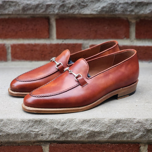 J.FitzPatrick - Bit Loafers - Gold Museum Calf - US 7.5