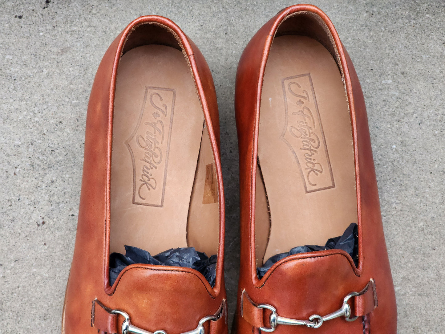 J.FitzPatrick - Bit Loafers - Gold Museum Calf - US 7.5