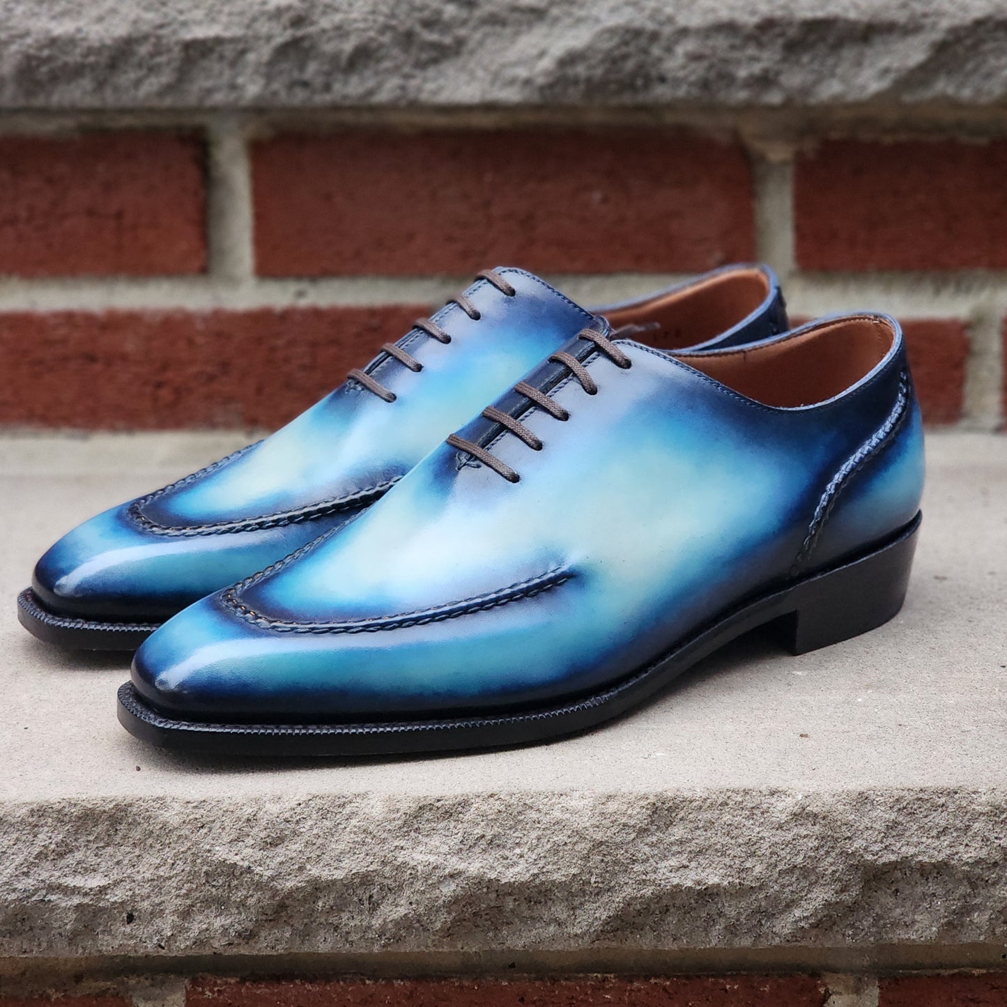 J.FitzPatrick - Apron Whole Cut Oxford - Fuji Patina - US 8