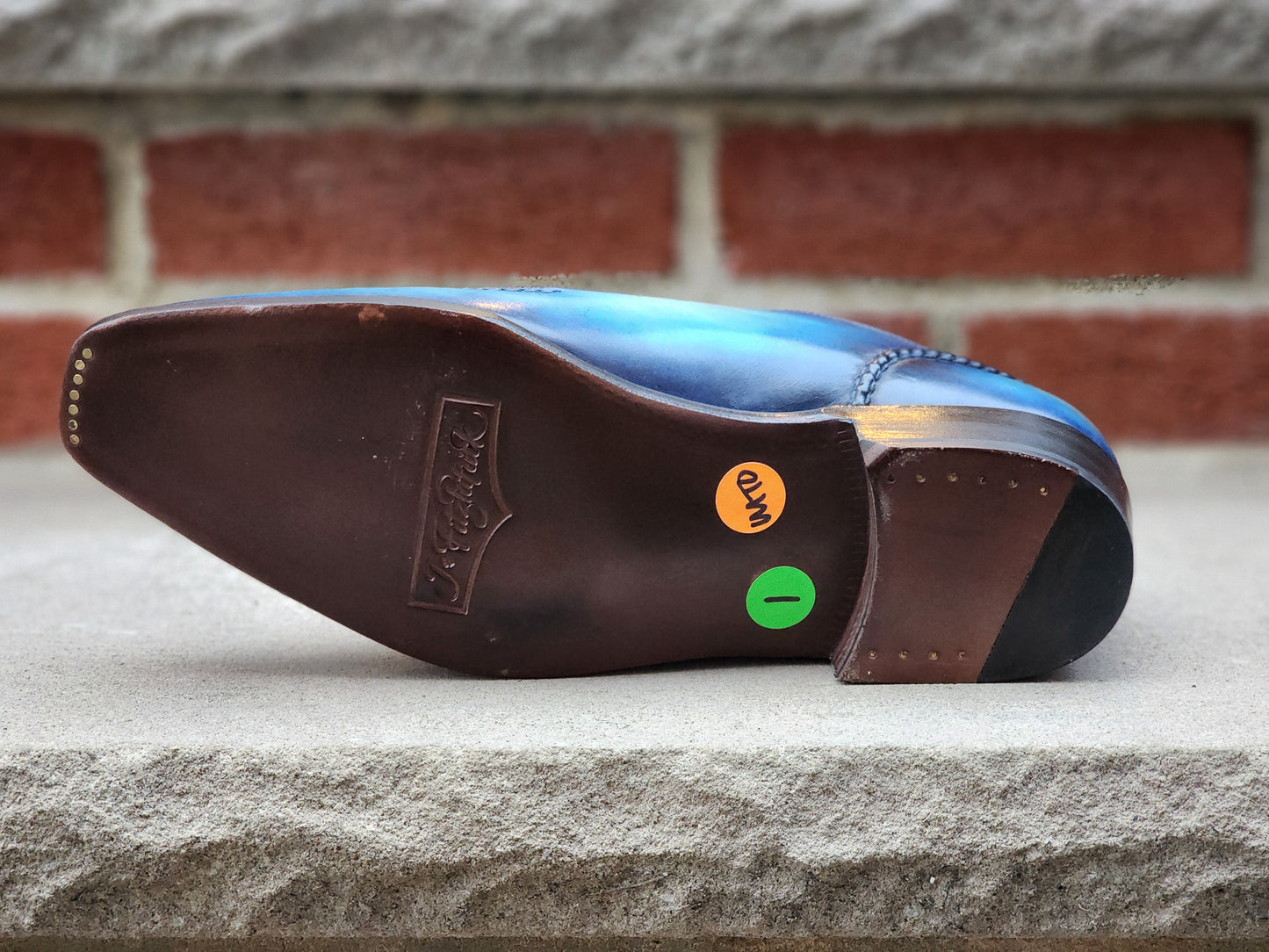 J.FitzPatrick - Apron Whole Cut Oxford - Fuji Patina - US 8