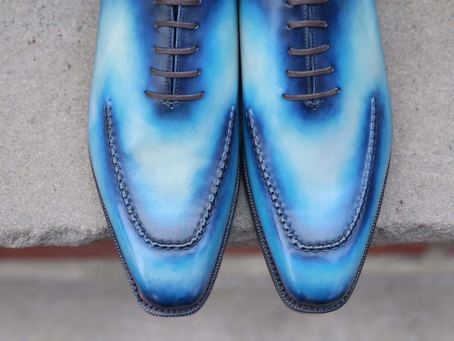 J.FitzPatrick - Apron Whole Cut Oxford - Fuji Patina - US 8