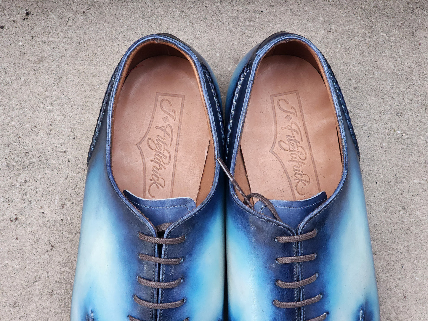 J.FitzPatrick - Apron Whole Cut Oxford - Fuji Patina - US 8