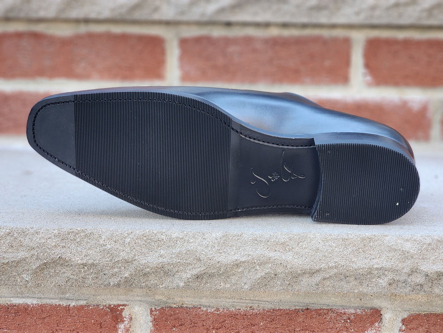 J.FitzPatrick - Whole Cut Oxford - Black Calf (Second) - US 11.5