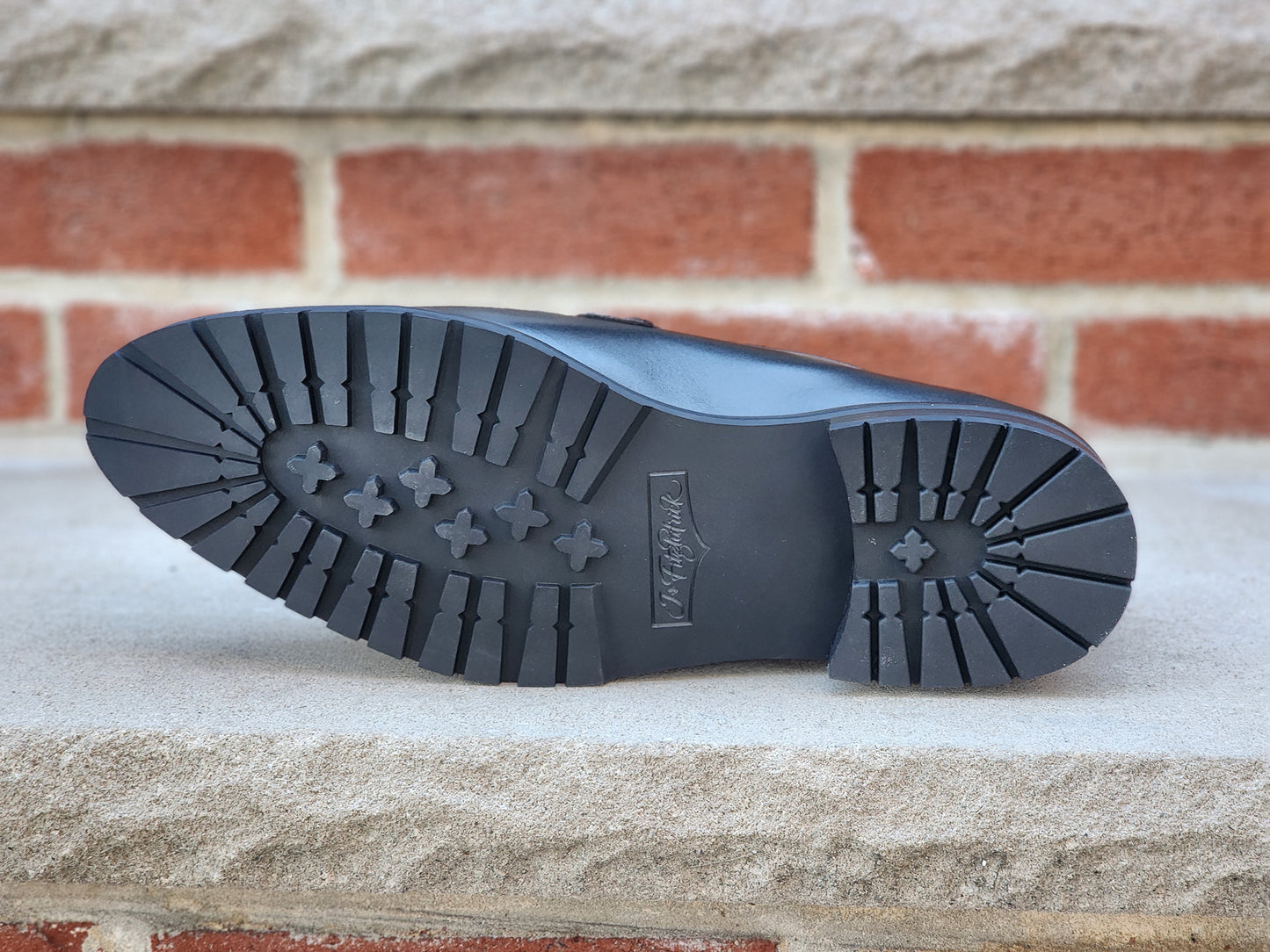 J.FitzPatrick - Butterfly Loafers - Black Calf - US 12