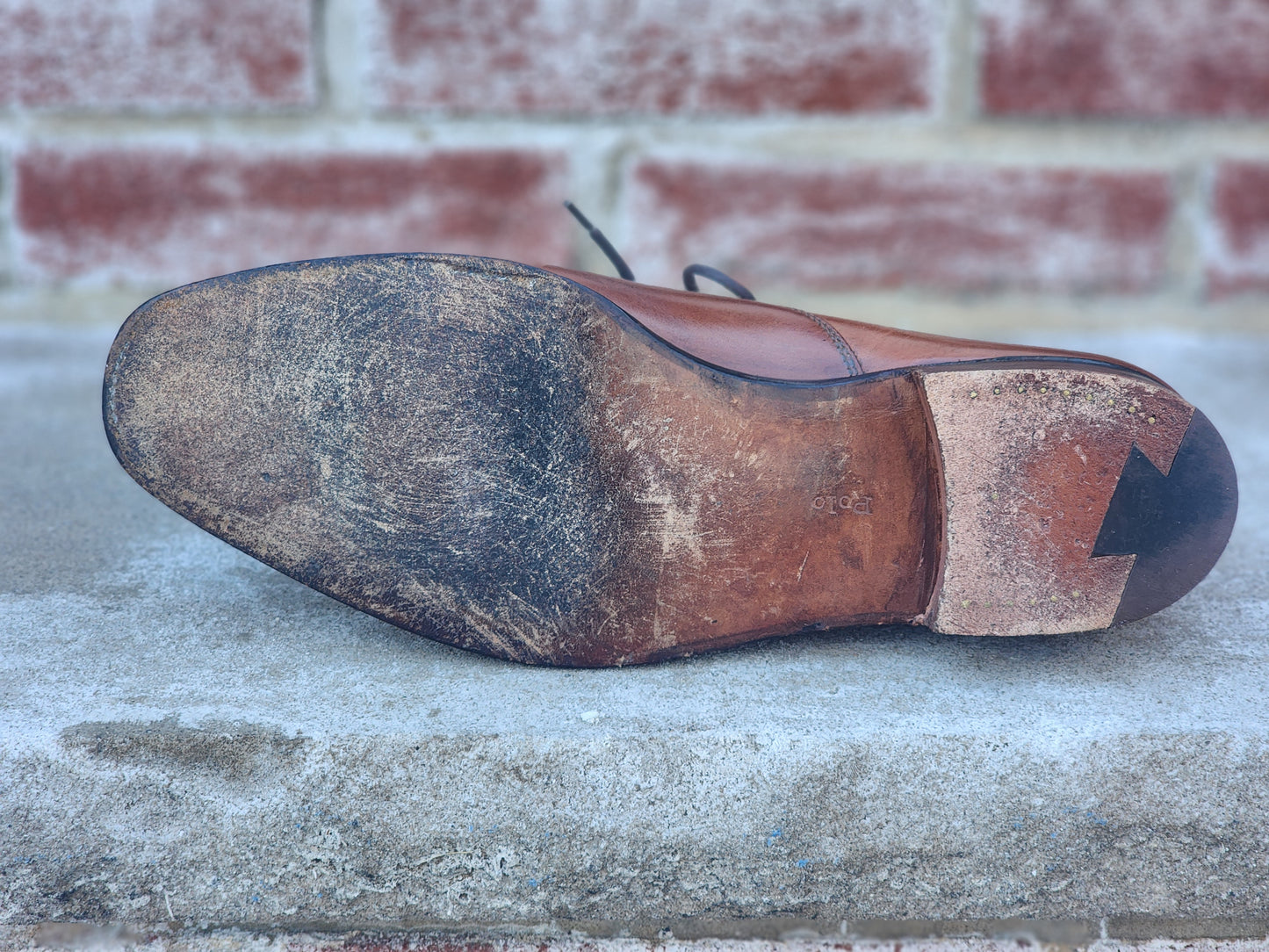 Ralph Lauren - Cap Toe Oxford - Tan Calf - US 7.5