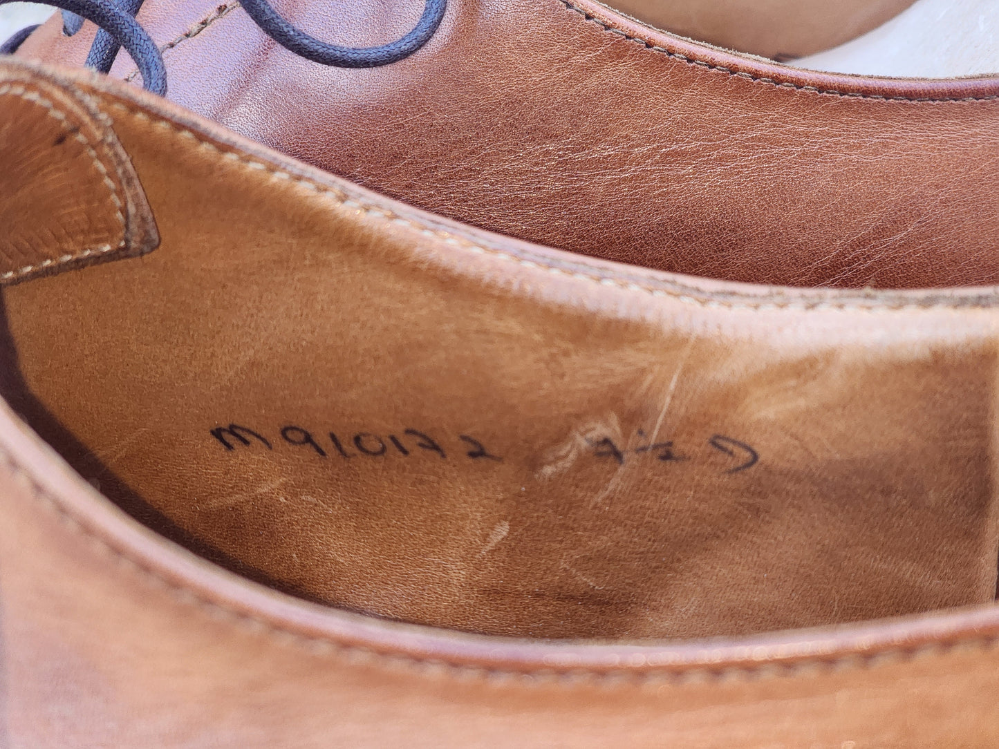 Ralph Lauren - Cap Toe Oxford - Tan Calf - US 7.5