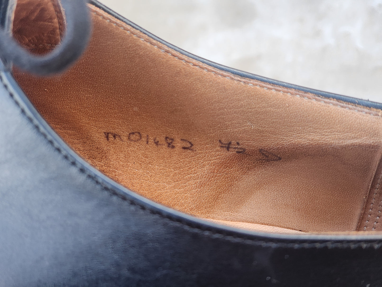 Ralph Lauren - Cap Toe Oxford - Black Calf - US 7.5