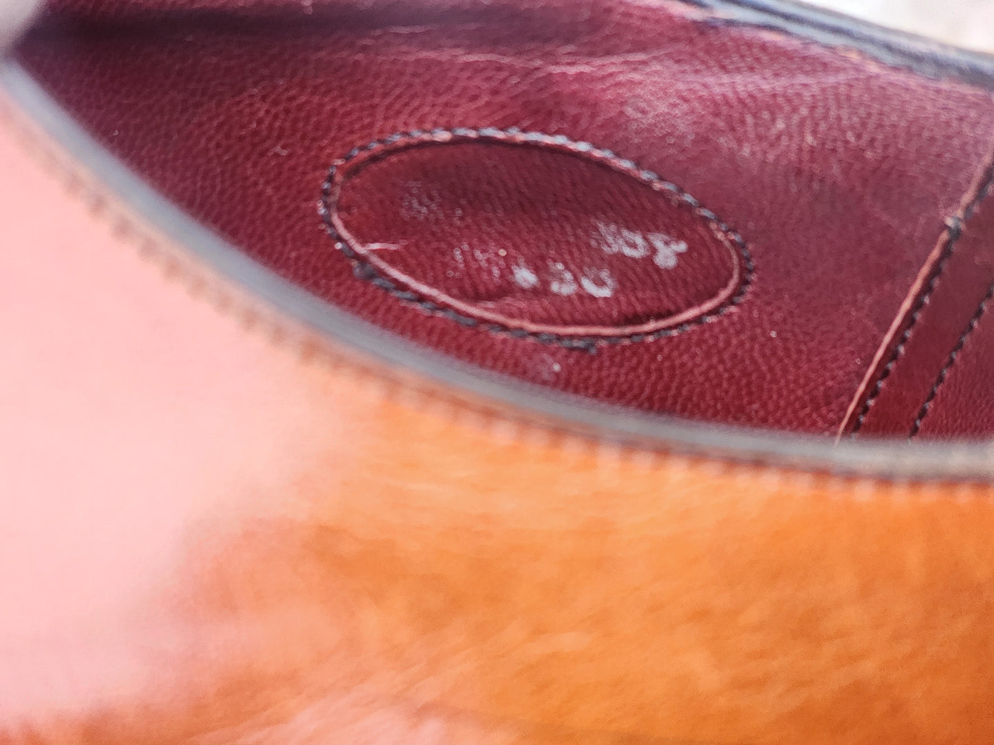 Ralph Lauren Purple Label - Semi Brogue Oxford - Tan Calf - US 7.5