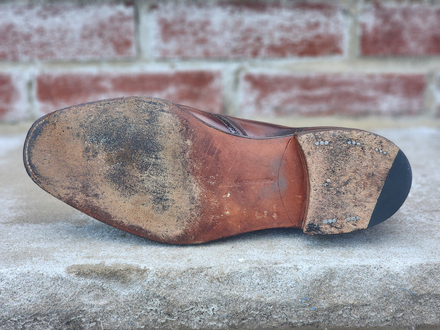 Edward Green - Single Monk Strap - Custom Patina Brown - US 7.5 G (Extra Wide)