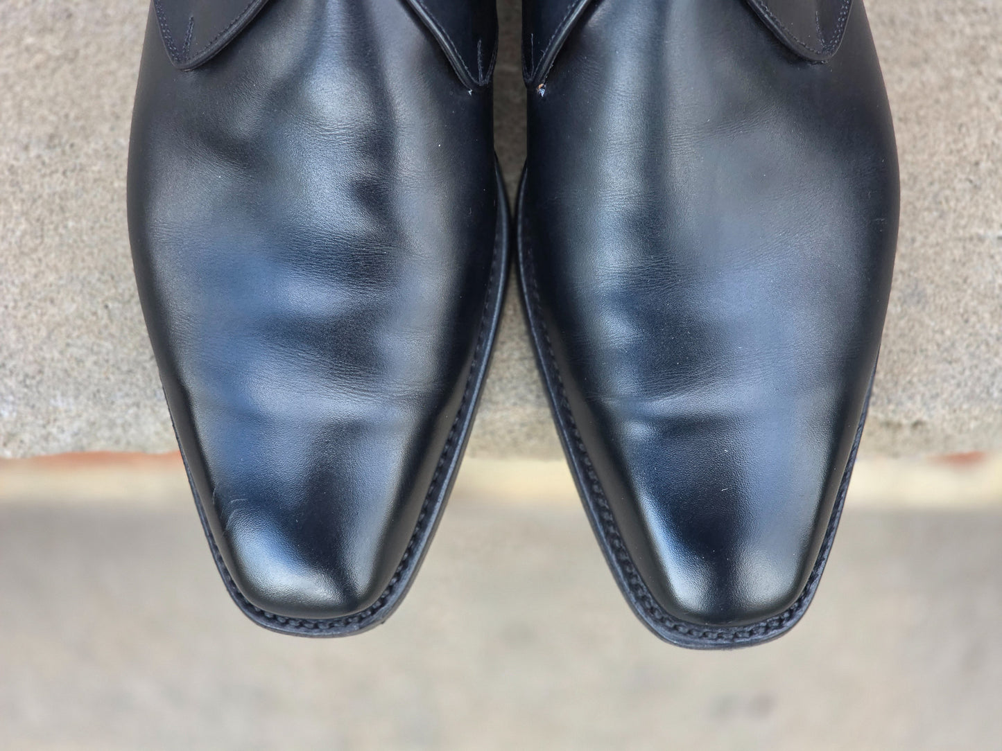 J.FitzPatrick - Chukka Boots - Black Calf - US 7.5