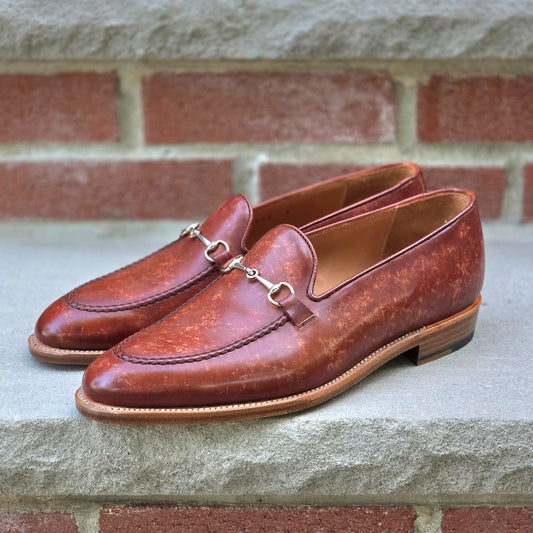 J.FitzPatrick - Bit Loafers - Gold Marble Patina - US 8